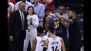 Drake Consoled Kevin Durant After His Achilles Injury In Game 5 | NBA Finals