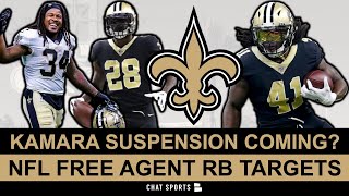 Alvin Kamara Replacements: 5 NFL Free Agent RBs The Saints Could Sign In 2022 If Kamara Is Suspended