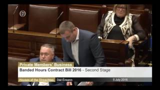 Fianna Fail's Niall Collins and Mary Butler speak about Banded Hour Contracts