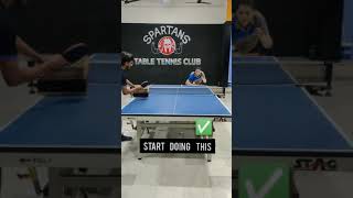 Backhand Topspin Correct Technique✅💯 Table Tennis