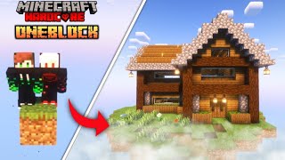 We Made The Best Starter Base In OneBlock Minecraft ! LordN Gaming