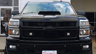 2015 Black Ops Edition Lifted Chevy Silverado Truck Tuscany Auto Black on Black Walkaround