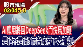 DeepSeek打壞AI一池春水?傑文斯悖論解迷津!掌握PI關鍵材料 打入META供應鏈 達邁獲利突飛猛進?｜20250204(第5/8段)股市現場*鄭明娟(阮蕙慈)