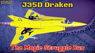 J35D Draken - Who Needs Countermeasures When You Can Dodge Missiles? [War Thunder]