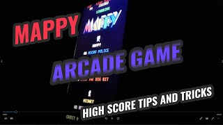 Mappy Arcade Game High Score Tips And Tricks