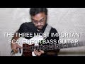 THE THREE MOST IMPORTANT SCALES FOR BASS GUITAR (Any Instrument Really)