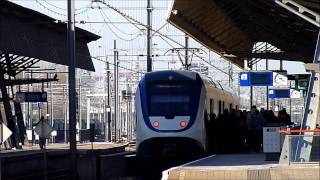 2406, Sprinter LighT Train, Bombardier S70, aankomst en vertrek, Rotterdam Lombardijen 1-2-2012