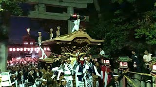 令和元年9月15日 春木地区八幡町だんじりラストやりまわし