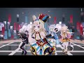 【mmd】『ポーカーフェイス』【gumi】尾丸ポルカ polka 桃鈴ねね nene 獅白ぼたん botan 雪花ラミィ lamy 【hololive】2160p 4k