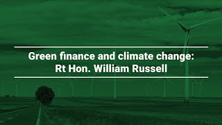 Green finance and climate change