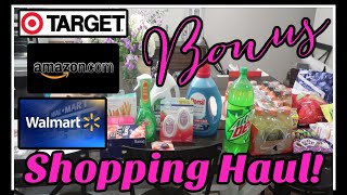 Bonus Eclectic Cumulative Shopping Haul | Target, Walmart, and Amazon!