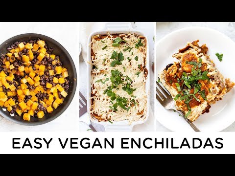 Pumpkin and Black Bean Enchiladas