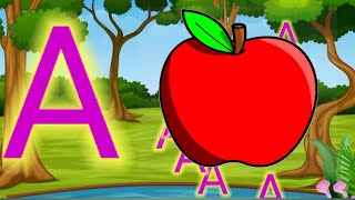 A for apple B for ball Phonics sound abcd learning | alphabet learn | nursery kids |