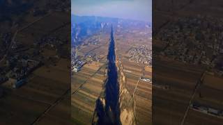 The Great Rift Valley in China.Villages away each other.SHANXI.  #nature #amazing #viral #shorts