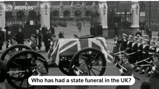 Who has had a state funeral in the UK?
