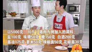 天天饮食 20100608 小白菜炒香辣肠