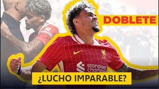 🚨IMPRESIONANTE REGRESO DE LUIS DIAZ 😱Doblete y ovación en la VICTORIA del Liverpool contra Sevilla 🔥