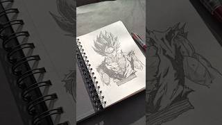 Goku Anime Sketch Work #shorts