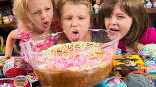 HUGE GROSS Happy Birthday Cake Surprise Toys Blind Bags Eggs Toys for Boys & Girls Kinder Playtime