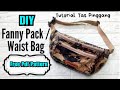 DIY Fanny Pack / Waist Bag Tutorial with 3D Pocket