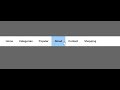 Navigation bar and menus with background hover