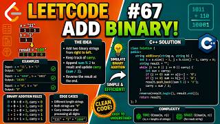 LeetCode 67 Add Binary Explained Step-by-Step | C++ Tutorial