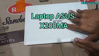 cara ganti baterai tanam LAPTOP ASUS x200ma sekelasnya // TES KETAHANAN BATERAI SAMPE berapa JAM?