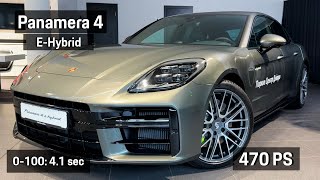 Porsche Panamera 4 E-Hybrid 2024 in Aventurine Green Metallic | Stunning Black \u0026 Night Green