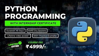 Python Programming Course with Internship Certificate