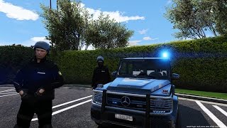 GTA V LSPDFR: Dia 60 Mercedes GEO. Escoltando a un ministro.