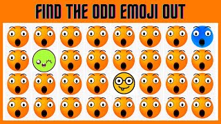 FIND THE ODD EMOJI OUT 🔍 | EMOJI PUZZLE QUIZ #09