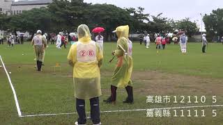 2020全民運動會槌球男子3人預賽-高雄市vs嘉義縣TAIWAN GATEBALL,ゲートボール,门球,門球,게이트볼