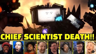 Chief Scientist Toilet Death Scene Reaction Mixed Compilation | Skibidi Toilet 70 Part 3