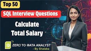🚀 How to Calculate Total Salary of All Employees in MS SQL Server | SUM() Function Tutorial