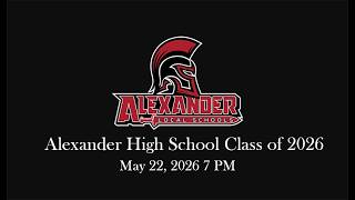 Alexander High School Class of 2026 Graduation