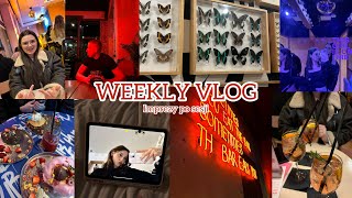 WEEKLY VLOG #5:  MOTYLKI, DOBRE JEDZENIE I IMPREZY