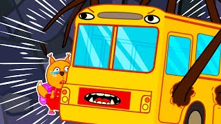 Bus Eater - Funny Stories for Kids | Raccoons Family @RaccoonsFunny