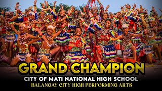 City of Mati National High School at Indak Sayaw sa Sambuokan 2024