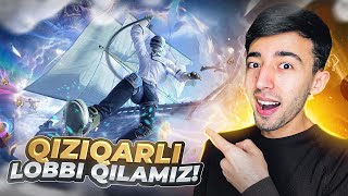 QIZIQARLI LOBBI QILAMIZ - STRIM 🔥PUBG MOBILE!!!