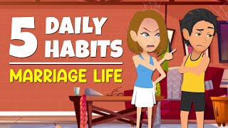 5 Daily Habits To Practice English | Marriage Life | Daily English Conversations