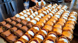 먹어보기 전엔 몰라요~ 주말에만 560개씩 매진되는 크림폭탄 스콘의 세계로 초대합니다! / Amazing creamy scones - Korean street food