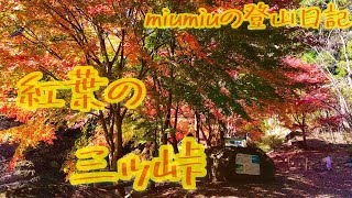 【登山】秋🍁紅葉の三つ峠登山