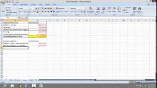 MIS 3300 Excel Case Study Tutorial 1