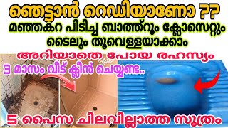 എത്ര അഴുക്കുപിടിച്ച ബാത്ത്റൂം ക്ലോസെറ്റും പുത്തൻ പോലെ വെട്ടിതിളങ്ങും ഉജാല ഞെട്ടിച്ചു /Kitchen tips