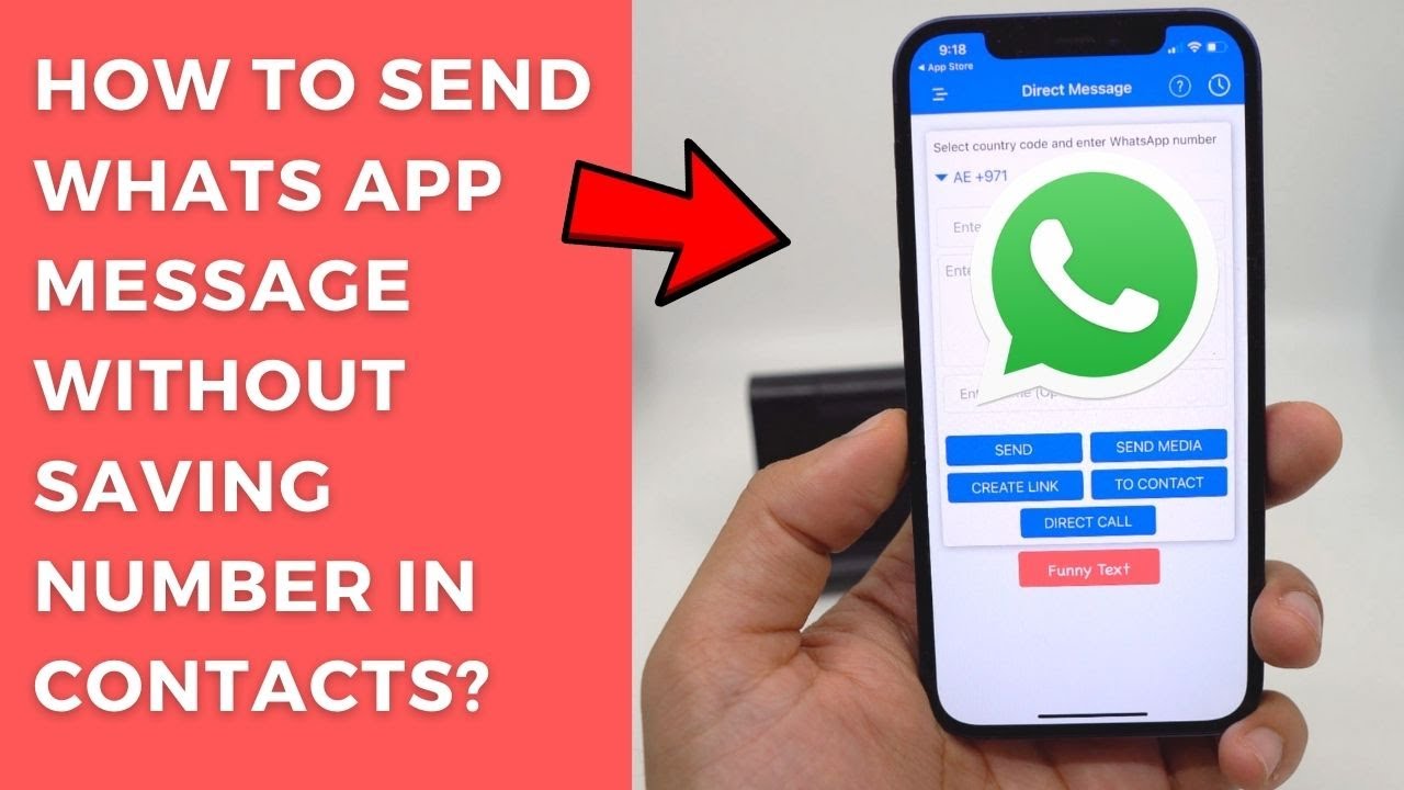 How To Send Whatsapp Message Without Saving Number In Contacts? - YouTube