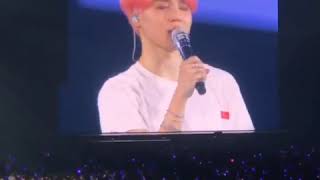 190112 Nagoya Jimin's ending mention