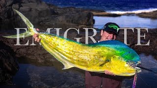 [EMIGRATE] RICERCA DELLE GROSSE LAMPUGHE DALLA SCOGLIERA,Fishing Monster Dorado(TRIP VLOG LANZAROTE)