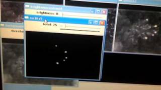 FTIR multitouch experiment: 1st step, nice blobs