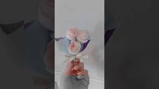 卷着卷着就变玫瑰花🌹🌹🌹简单情人节玫瑰花束 Easy paper roses