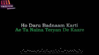 Daru Badnaam Karaoke|High Quality